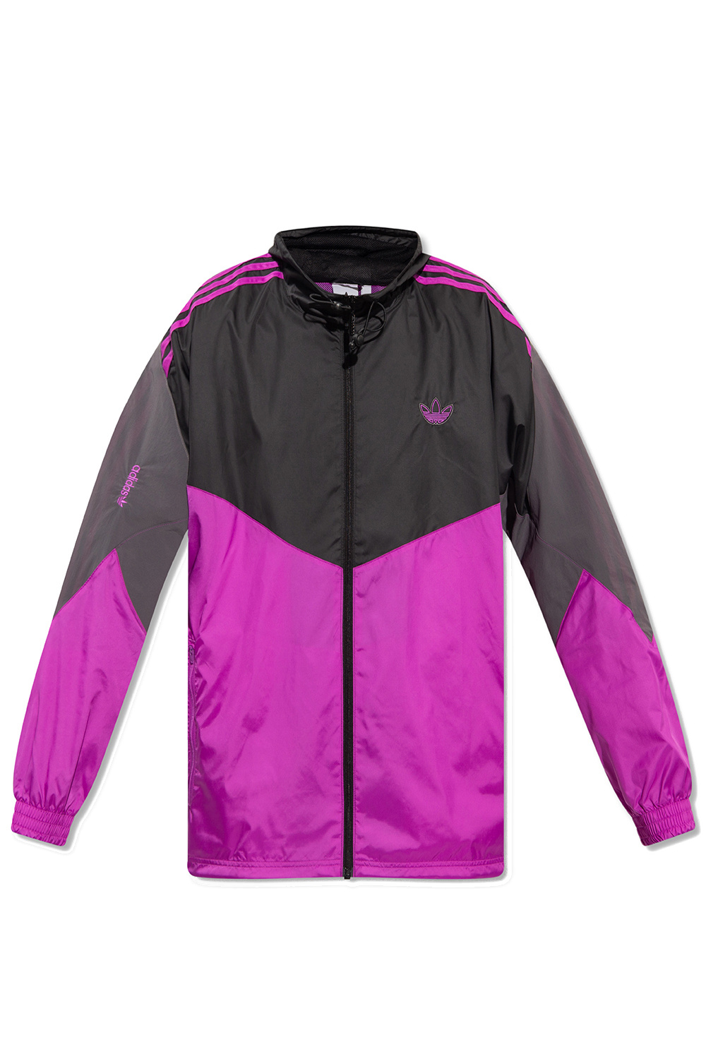 Pink sales adidas windbreaker